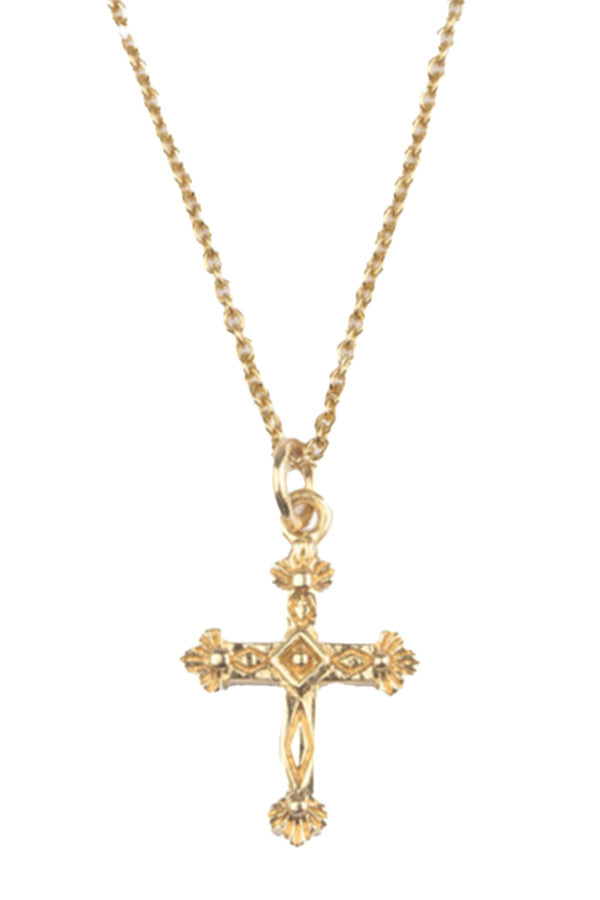 The Cross necklace in gold color from the brand ALL THE LUCK IN THE WORLD