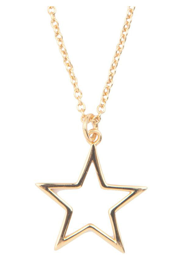 The Star necklace in gold color from the brand ALL THE LUCK IN THE WORLD