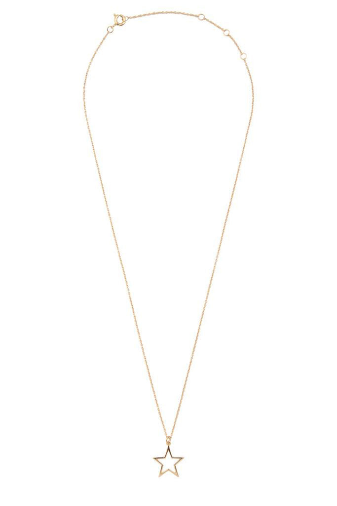 The Star necklace in gold color from the brand ALL THE LUCK IN THE WORLD