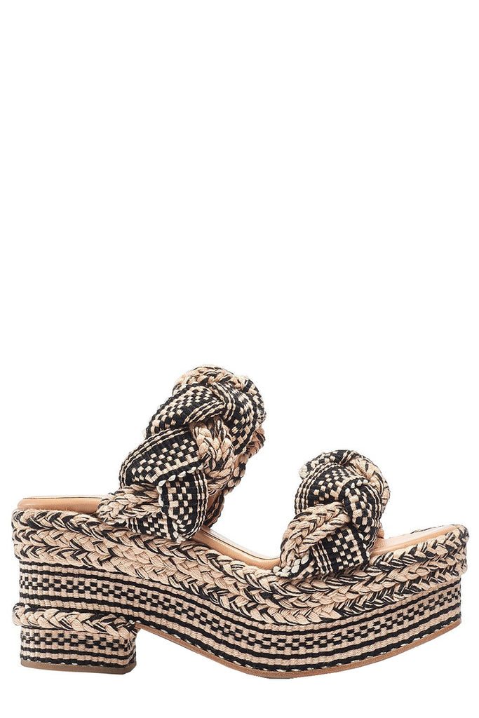 Conchita Cotton Platform Sandals