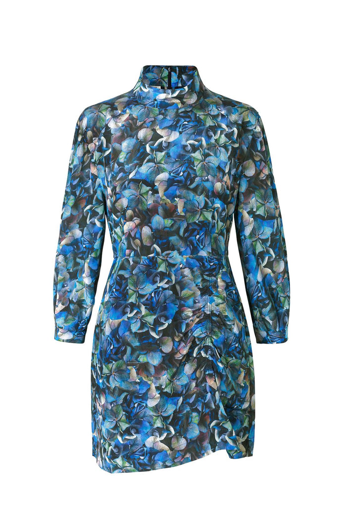 baum und pferdgarten aaliah turtleneck dress blue hydrangea ruha