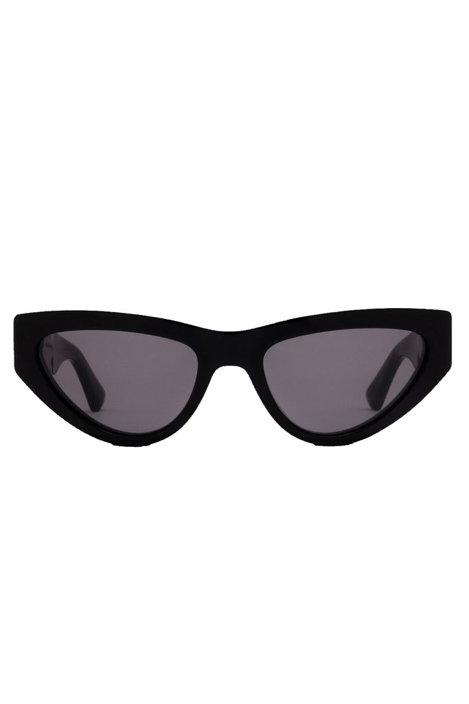 Triangle Metal Detail Cat Eye Sunglasses