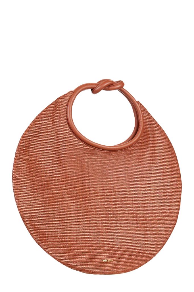 Celine Bucket Handbag Multicolor Stripe Ring Logo Single Strap