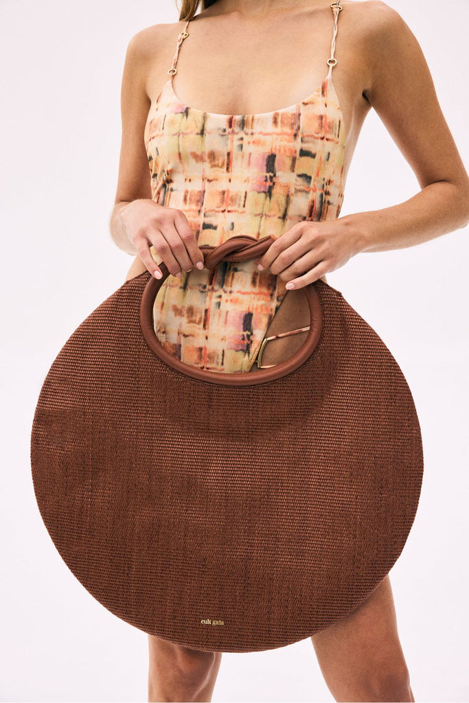 Cult Gaia Hera Nano Shoulder Bag in Sand Dollar | FWRD