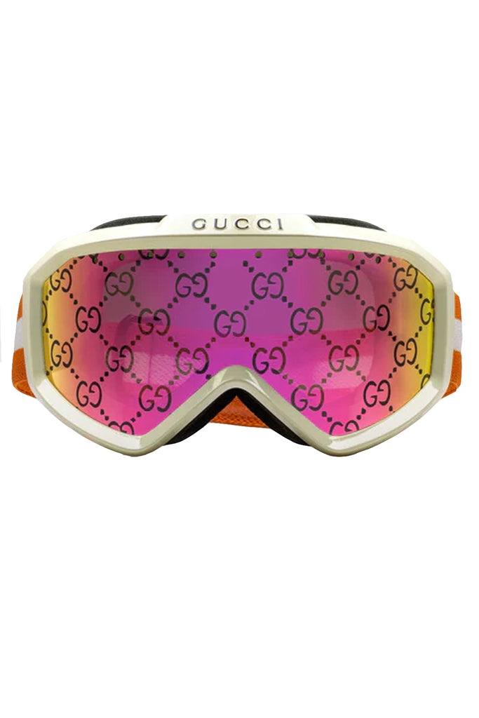 Logo Ski Goggles in Black - Gucci
