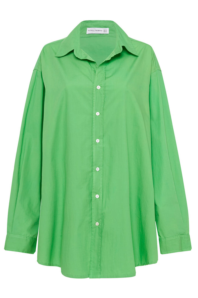 FAITHFULL THE BRAND | Vega Cotton Poplin Shirt Dress | sparklemonde.com FAITHFULL THE BRAND | Vega Cotton Poplin Shirt Dress | sparklemonde.com