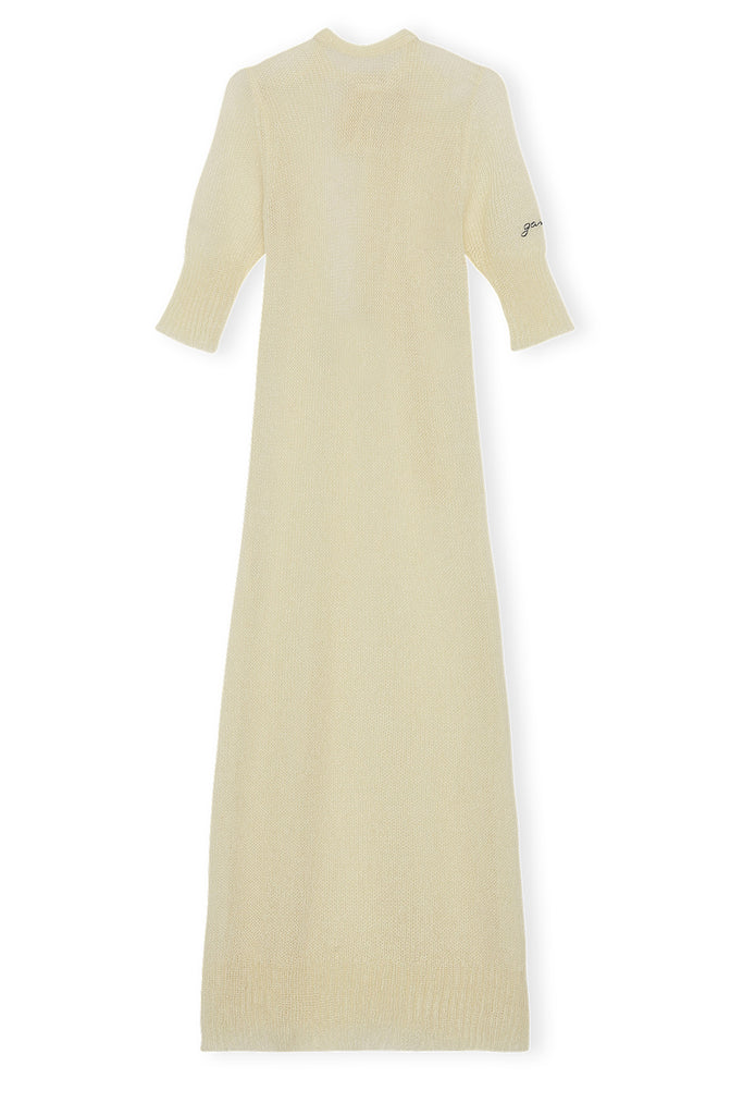 Mohair-Blend O-Neck Midi Dress Mohair-Blend O-Neck Midi Dress