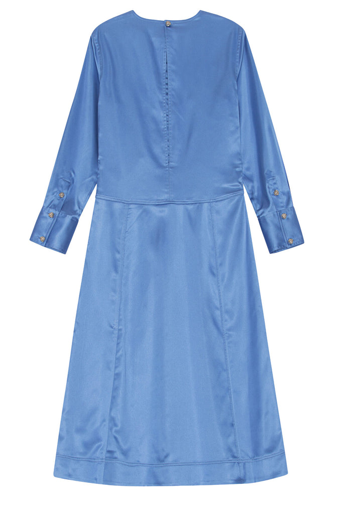 ganni ruched midi dress Ganni + Ruched Recycled Stretch-Sevor Velvet Midi Dress