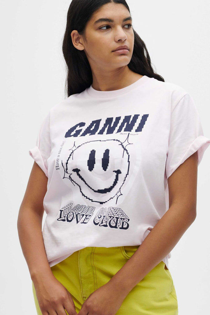 Ganni Smiley T-Shirt