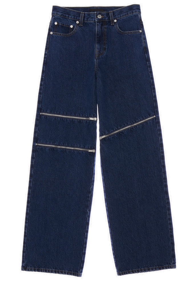 HELMUT LANG, Zip Jeans – Indigo