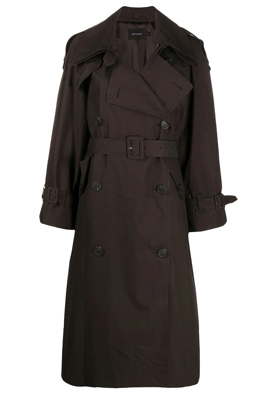 Róhe double-breasted trench coat - Brown