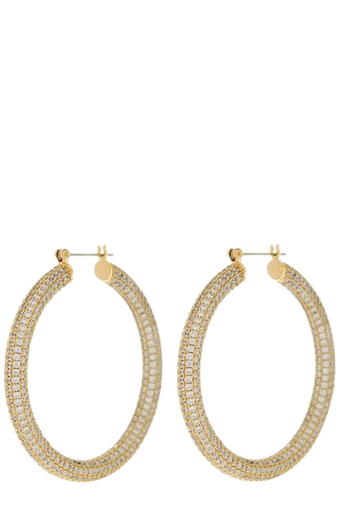 Pave Amalfi Hoop Earrings