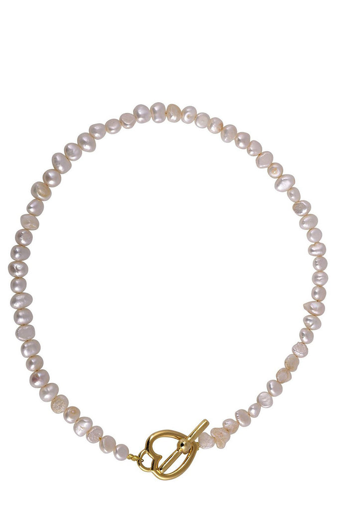 The Suddenly necklace in pearl color from the brand Mayol Jewelry
