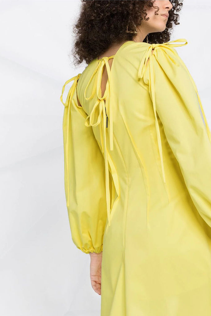 light yellow cotton dress Sydnee Cotton Maxi Dress in Butter Yellow