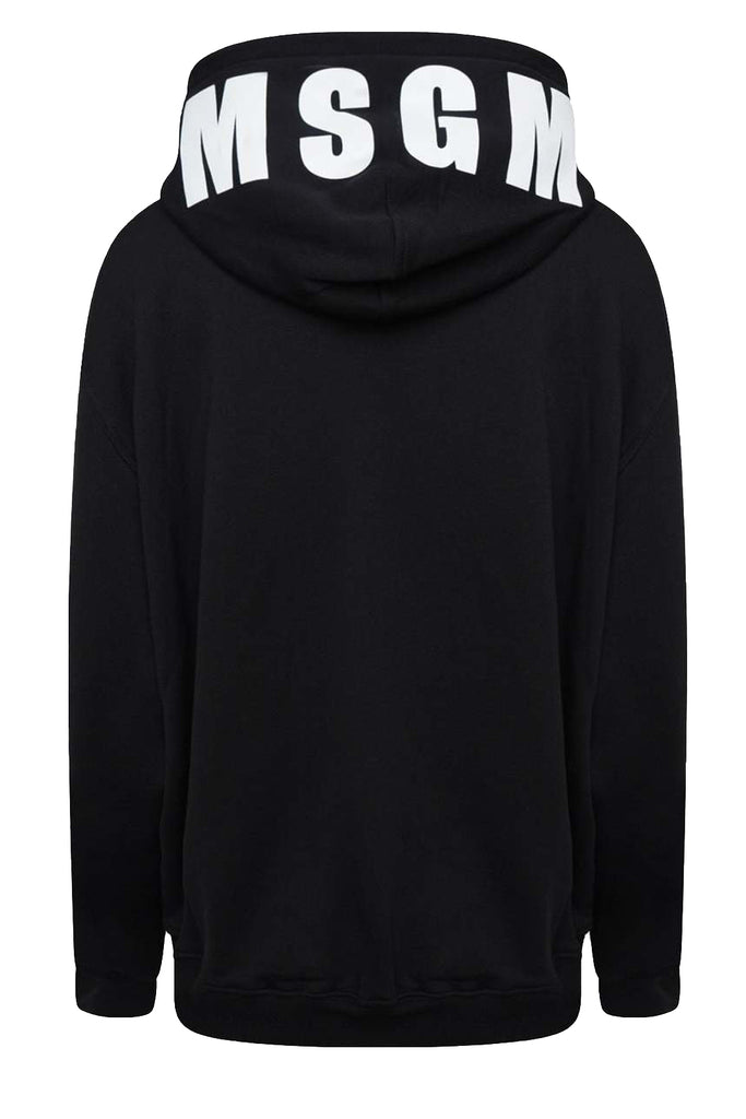 MSGM | Logo-Print High-Neck Sweatshirt | sparklemonde.com