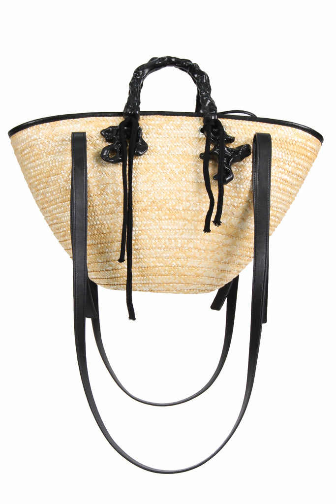The Otto beach basket bag in natural color from the brand OTTOLINGER