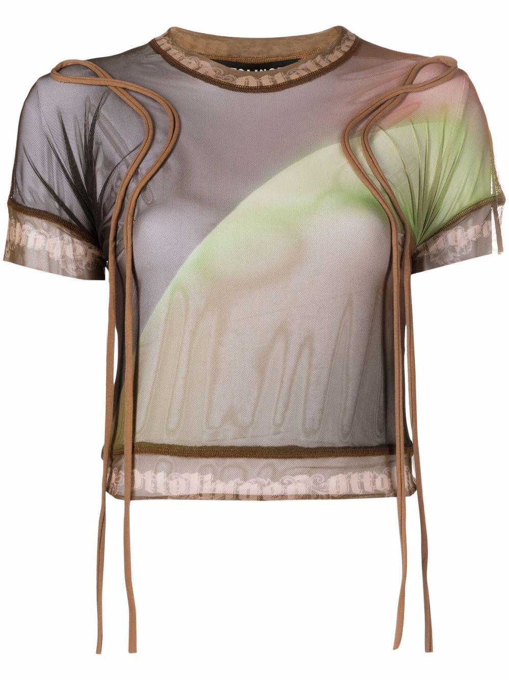 OTTOLINGER | Recycled Polyester Mesh T-Shirt | sparklemonde.com