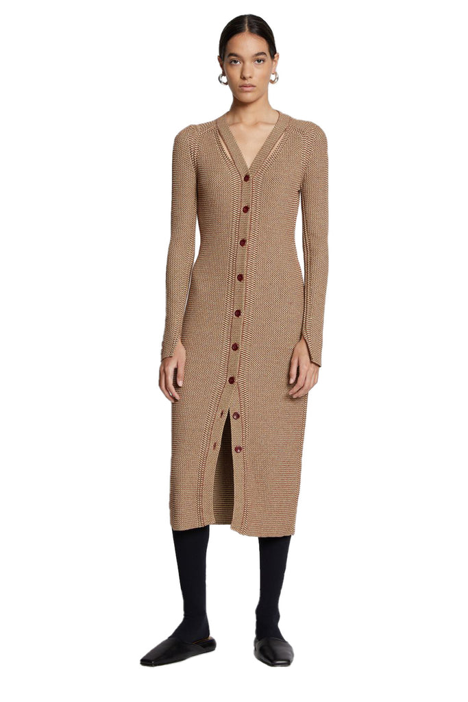 PROENZA SCHOULER | Micro Stripe Rib-Knit Dress | sparklemonde.com PROENZA SCHOULER | Micro Stripe Rib-Knit Dress | sparklemonde.com