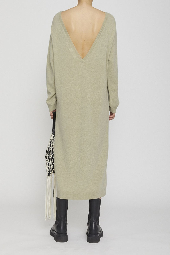 remain birger christensen knit dress Imported Model is 170cm/ House Of Cb Cream CRM Prints Color:M-Aqua Blue