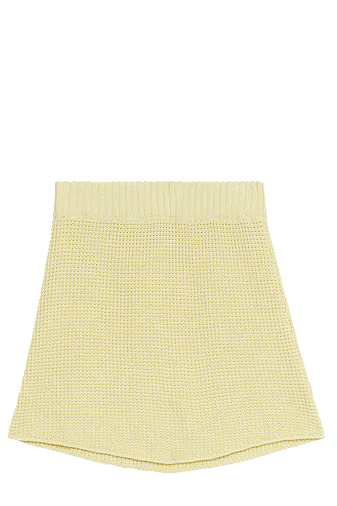 Prisca Organic Cotton-Knit Mini Skirt