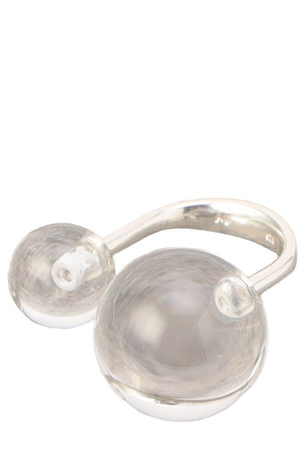 The sling ring No2 in crystal clear color from the brand SASKIA DIEZ