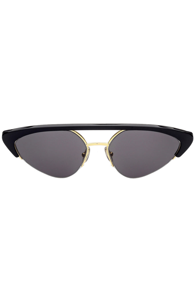 Semi-Rimless Oval Sunglasses
