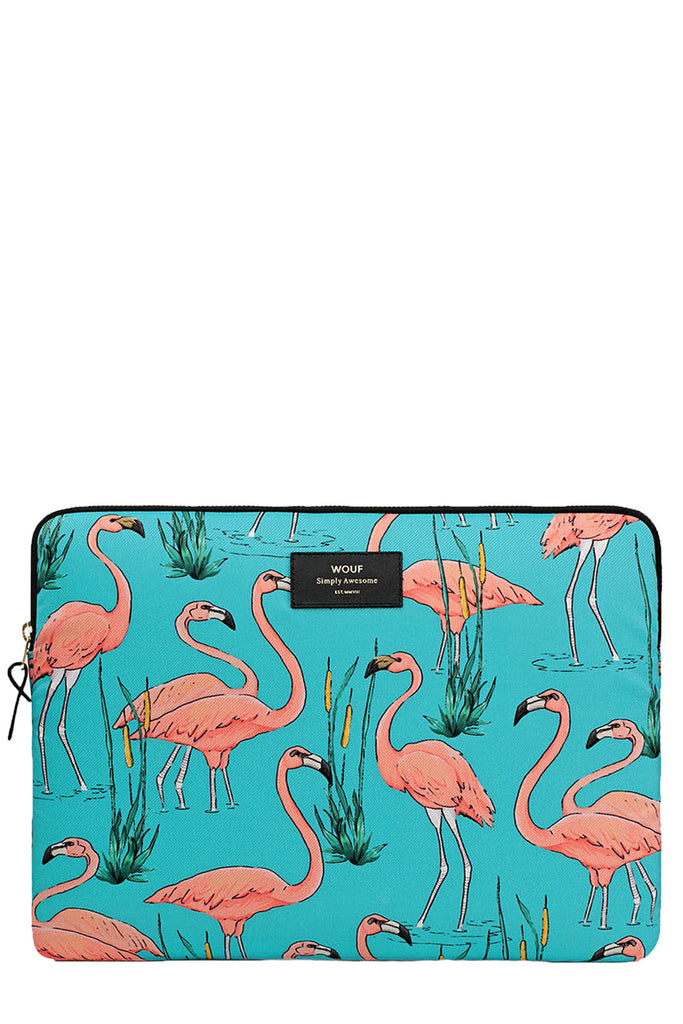 Pink Flamingos Laptop Case