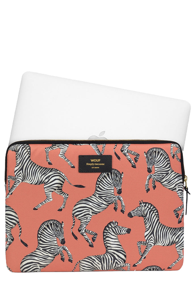 WOUF | Zebra Laptop Case | sparklemonde.com